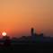 羽田空港の日の出