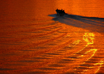 橙を滑る舟