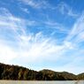 秋空のホロピリ湖