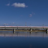 加古川橋梁を行くハローキティ新幹線（下り）