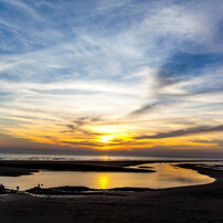 Bay of Bengal at Sittwe in Myanmar