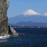 崖　富士山