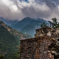 Ruin and Mountain