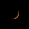 Midsummer crescent moon