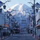 明け方の富士山