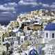 Aegean island of Santorini