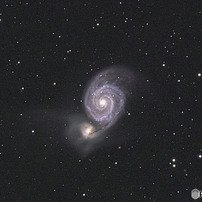 M51 子もち銀河