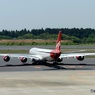 懐しい機体ですね、Virgin A340-600 G-VWEB