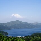 箱根・大観山からの富士と芦ノ湖