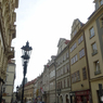 チェコ   （３１７）プラハの外燈と街並み