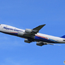「青が好き」NCA 747-8KZF JA18KZ  Takeoff  