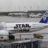 雨のミュンヘン空港で　STAR WARSを見る
