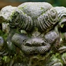 箱根山麓深森散歩:対面の狛犬