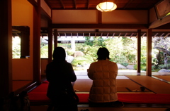 浄妙寺喜泉庵(ふじちゃん夫妻の後ろ姿を入れて）