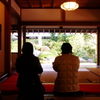 浄妙寺喜泉庵(ふじちゃん夫妻の後ろ姿を入れて）