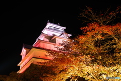 鶴ヶ城と紅葉