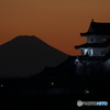 関宿城の夕景