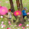 “花”より追いかけっこ。。