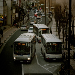 バス渋滞