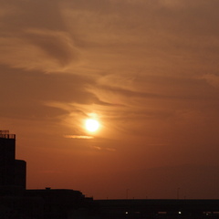 オレンジの空