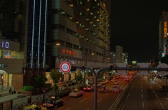 天王寺陸橋から