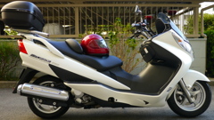 再び。(SUZUKI SKYWAVE250　BA-CJ43A )