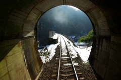 三江線 宇都井駅