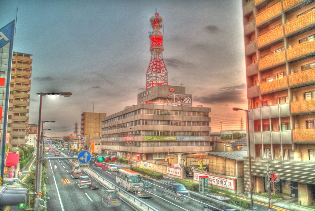 夕刻の鉄塔１