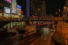 天王寺陸橋から