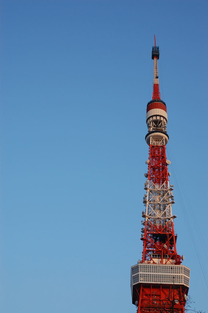 tokyo tower today being repaired