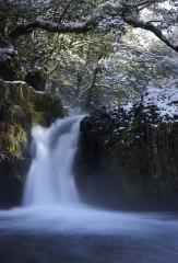 菊池渓谷 雪景色　IMG_0748m