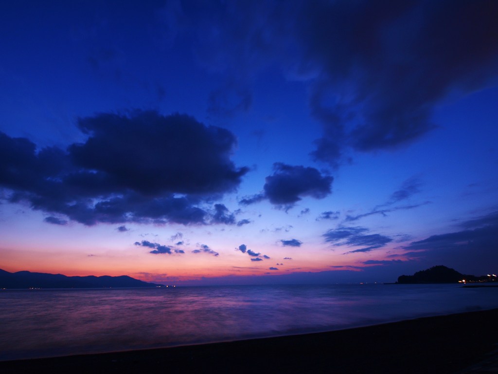 ２月の夕焼け