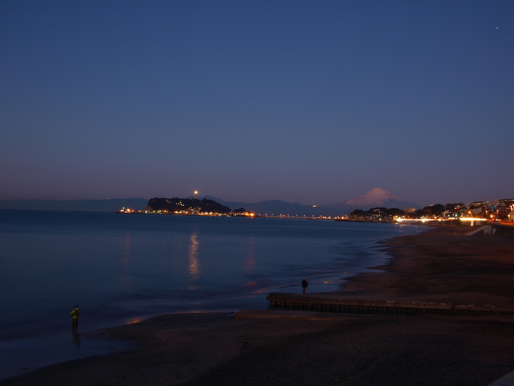 冬の七里ヶ浜