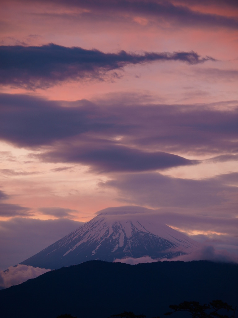 カラフルな雲
