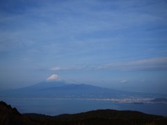 駿河湾越しの富士