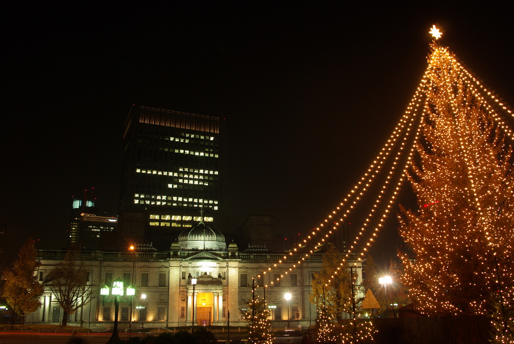 X'masの日銀大阪支店