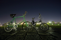 自転車夜景