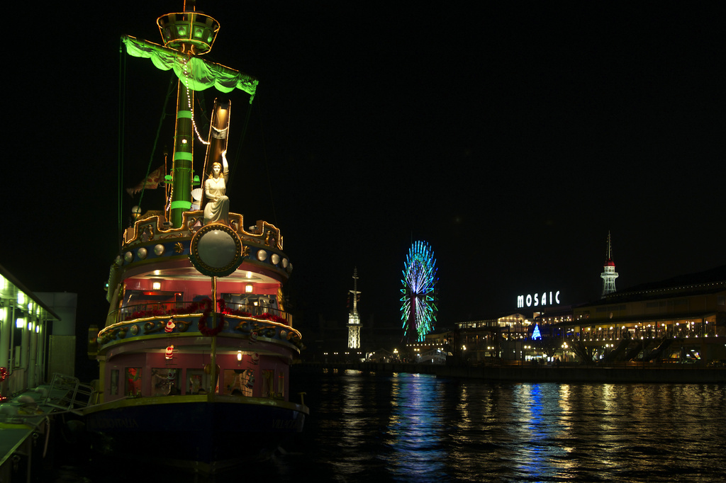 神戸　ハーバーランド　夜景