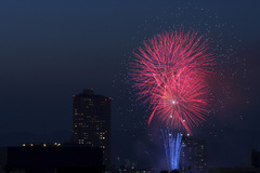 2008 天神祭り 花火