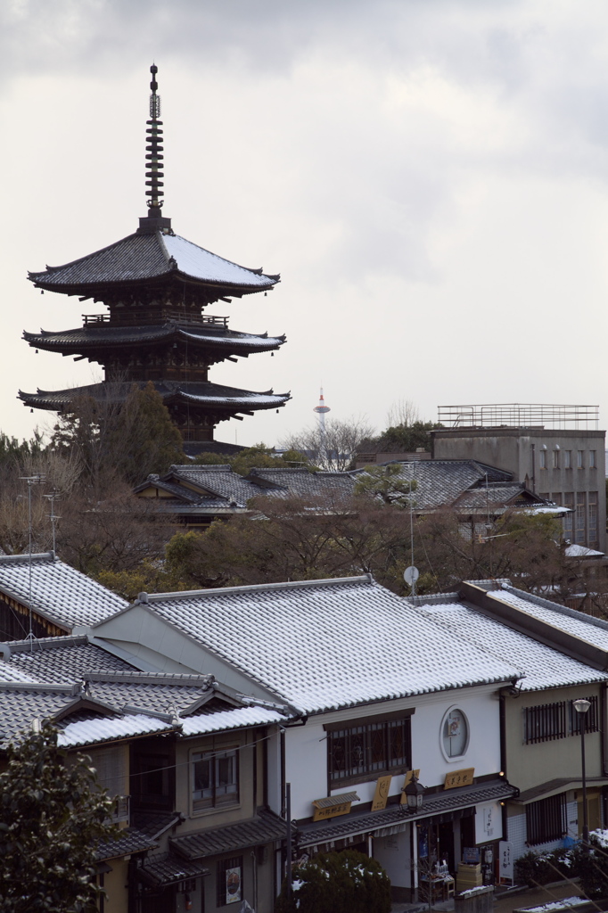 京都東山　八坂の塔