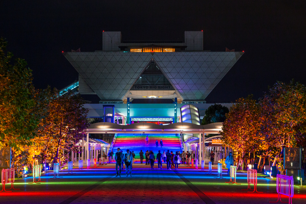 東京モーターショー2015ライトアップ