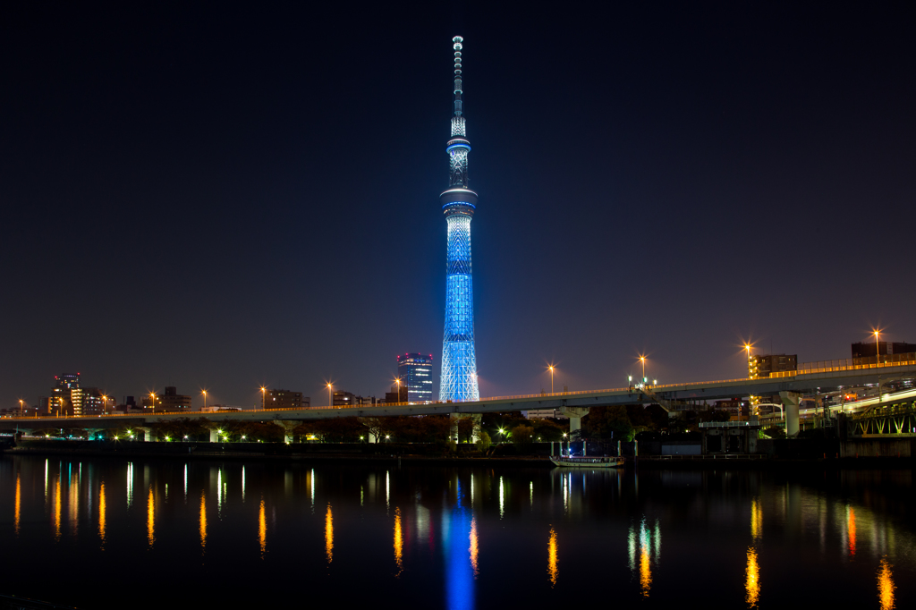 東京スカイツリー国連創設７０周年記念特別ライティング/2