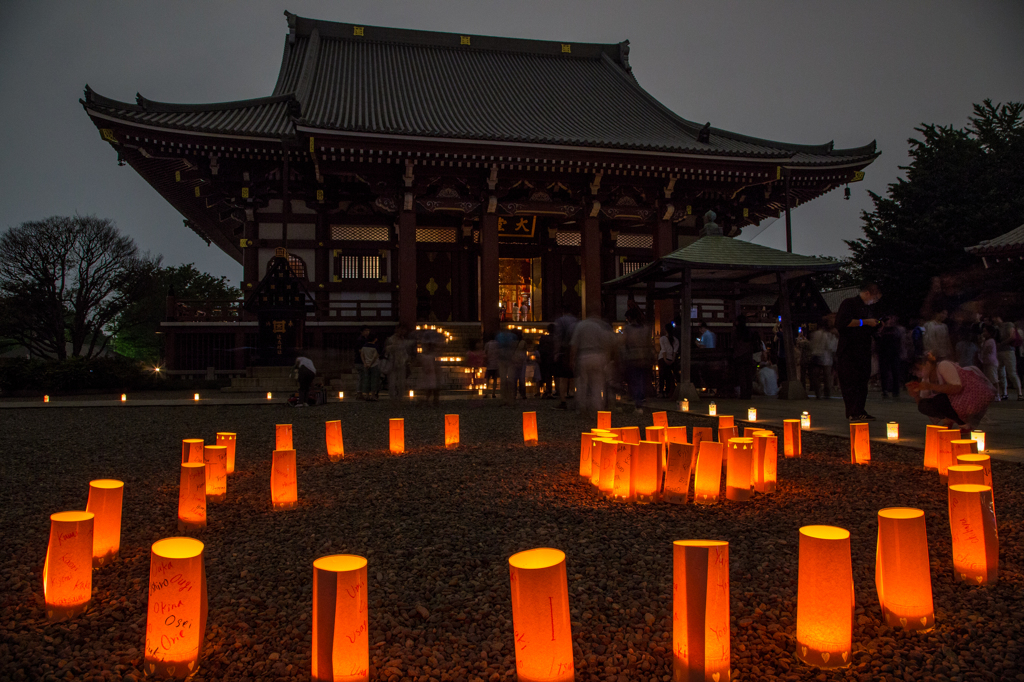 100万人のキャンドルナイト in 池上本門寺