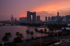 東京ビッグサイトから望む夕景