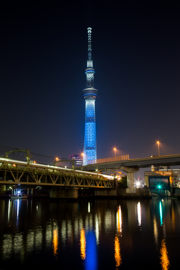 東京スカイツリー国連創設７０周年記念特別ライティング/3