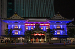 歌舞伎座一周年記念ライトアップ「壽光彩色錦」