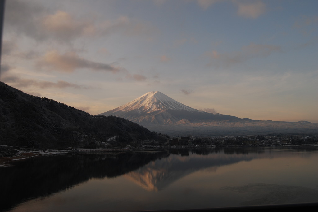 逆さ富士