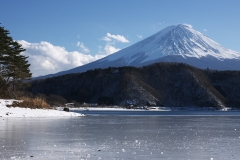 氷の河口湖