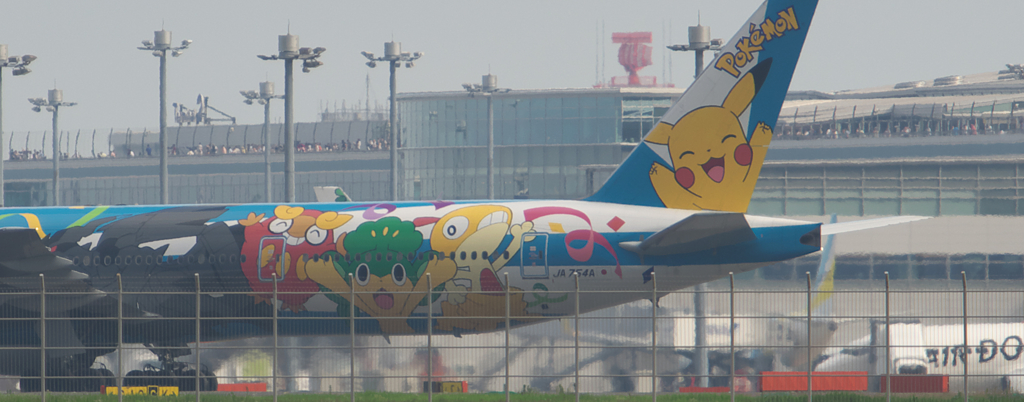 飛行機見物（２タミの人々）