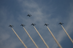 Blue impulse in TOKYO